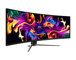 MSI MPG 491CQPX 49" QD-OLED, 240Hz, 0.03ms, 32:9 Dual QHD (5120 x 1440), VESA DisplayHDR True Black 400, VESA ClearMR 13000, G-SYNC Compatible Curved 1800R Извит геймърски монитор