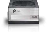 MSI PRO A850PL PCIE5 850 W, 80 Plus Platinum, Модулно, PCIe 5.1, ATX 3.1 Захранване за компютър