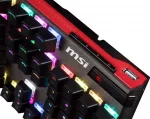 MSI Vigor GK80 Геймърска механична клавиатура с Cherry MX RGB Red суичове