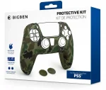 Nacon BigBen PS5 Protective Kit Camo Green Геймърски аксесоар за контролер за PlayStation 5 DualSense