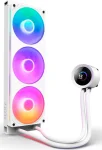 NZXT Kraken Plus 360 RGB LCD Display White AIO Воден охладител за процесор