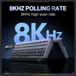 ONIKUMA G69 Black 8K геймърска механична клавиатура с магнитни суичове