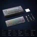 ONIKUMA G69 Black 8K геймърска механична клавиатура с магнитни суичове