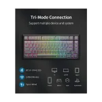 ONIKUMA G83 Black безжична геймърска механична клавиатура