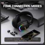 ONIKUMA GT805 Black безжични геймърски слушалки с микрофон