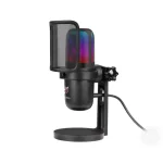 ONIKUMA M-730 Black RGB настолен USB микрофон