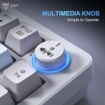ONIKUMA MT501 White безжична геймърска мембранна клавиатура