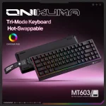 ONIKUMA MT603 Black безжична геймърска механична клавиатура