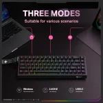 ONIKUMA MT603 Black безжична геймърска механична клавиатура