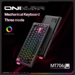 ONIKUMA MT706 Black безжична геймърска механична клавиатура 
