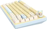 ONIKUMA MT707 Yellow безжична геймърска механична клавиатура