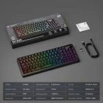 ONIKUMA MT902 Black безжична геймърска мембранна клавиатура