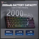 ONIKUMA MT902 Black безжична геймърска мембранна клавиатура