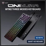 ONIKUMA MT902 Black безжична геймърска мембранна клавиатура