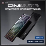 ONIKUMA MT902 Black Gradient безжична геймърска мембранна клавиатура
