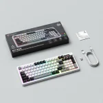 ONIKUMA MT902 Black & White безжична геймърска мембранна клавиатура