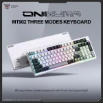 ONIKUMA MT902 Black & White безжична геймърска мембранна клавиатура