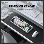 ONIKUMA MT902 Black & White безжична геймърска мембранна клавиатура