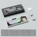 ONIKUMA MT902 Black & White безжична геймърска мембранна клавиатура