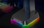 ONIKUMA ST-2 Black RGB стойка за слушалки с USB хъб