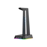 ONIKUMA ST-2 Black RGB стойка за слушалки с USB хъб
