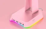 ONIKUMA ST-2 Black RGB стойка за слушалки с USB хъб