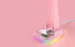 ONIKUMA ST-2 Black RGB стойка за слушалки с USB хъб