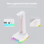 ONIKUMA ST-2 Black RGB стойка за слушалки с USB хъб