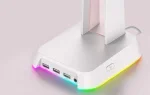 ONIKUMA ST-2 Black RGB стойка за слушалки с USB хъб