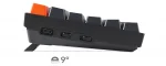 Keychron K4 V2 Hot-Swappable Full-Size 96% RGB LED Безжична геймърска механична клавиатура с Gateron G Pro Red суичове