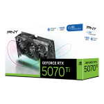 PNY GeForce RTX 5070 Ti Overclocked Triple Fan Black 16 GB GDDR7 Видео карта