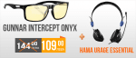 GUNNAR INTERCEPT Onyx и Hama uRage Essential