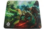 SteelSeries Kinzu v2 Yellow мишка + SteelSeries QcK mass Fantasy Art Gank Edition пад за мишка