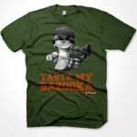 Worms T-Shirt Bazooka, Size L