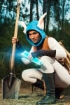 DotA 2 Meepo Cowl Cosplay Шапка/Маска