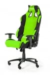 AKRacing PRIME Gaming Chair Black Green Геймърски стол