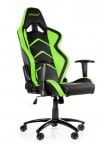 AKRacing Player Gaming Chair Black Green Ергономичен геймърски стол