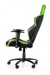 AKRacing Player Gaming Chair Black Green Ергономичен геймърски стол