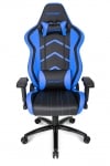 AKRacing Player Gaming Chair Black Blue Ергономичен геймърски стол