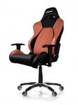 AKRacing PREMIUM Gaming Chair Black Brown V2 Ергономичен геймърски стол