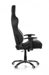 AKRacing PREMIUM Gaming Chair Black Silver V2 Ергономичен геймърски стол