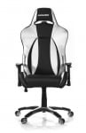 AKRacing PREMIUM Gaming Chair Black Silver V2 Ергономичен геймърски стол