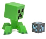 Minecraft Creeper Vinyl Figure and diamond block комплект