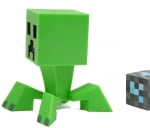 Minecraft Creeper Vinyl Figure and diamond block комплект