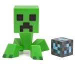 Minecraft Creeper Vinyl Figure and diamond block комплект