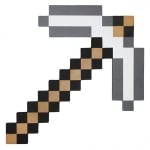 Minecraft Iron Foam Pick Axe от пяна