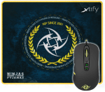 Xtrfy Black Friday Комплект - Мишка Xtrfy XG M2 NiP и пад Xtrfy NiP Italian Large