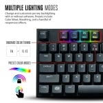 Cooler Master MasterKeys Pro L Red RGB Геймърска механична клавиатура с Cherry MX Red суичове