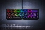 Razer BlackWidow X Chroma Геймърска механична клавиатура със зелени Razer суичове