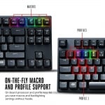 Cooler Master MasterKeys Pro S Brown RGB Геймърска механична клавиатура с Cherry MX Brown суичове